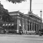 Insular Ice and Cold Storage Plant in the final stage of completion, Manila, Philippines, 1901-1910
