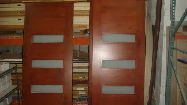 Double Mahogany Interior Doors