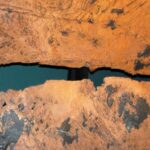 Copper sheet (Mesoproterozoic, 1.05-1.06 Ga; White Pine Mine, Ontonagon County, Upper Peninsula of Michigan, USA) 3