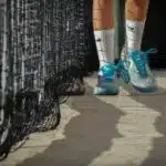 Tennis Shoes and Netting