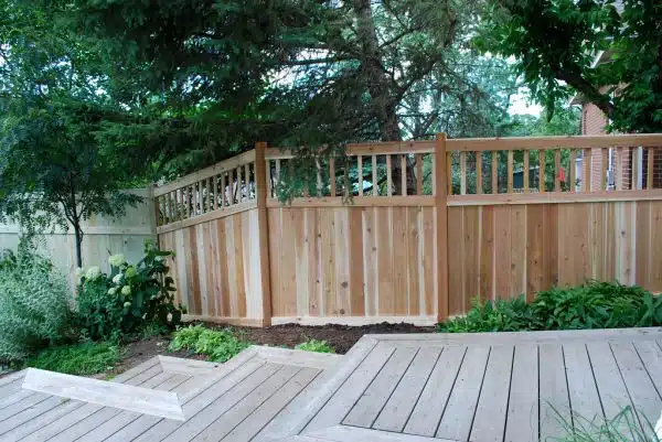 Sideyard privacy fence