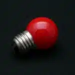 Little red lightbulb OFF
