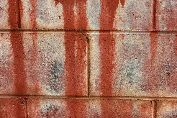Stained Brick Wall