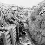 The 22nd (French Canadian) Battalion draining trenches, July 1916 / Le 22e Bataillon (canadien français) draine les tranchées en juillet 1916