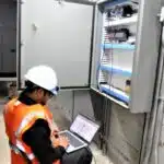 CS179 55th Street - OCC - 04-08-22 - Programing & perform LST of the ATC system - in DDC-9 cabinet at FPSS B03 HVAC Room 303 area (3)