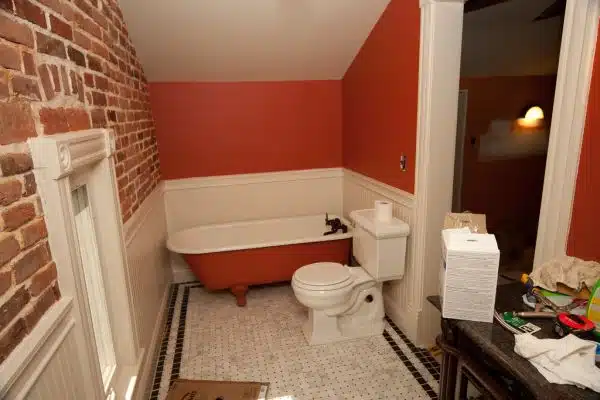 attic bathroom