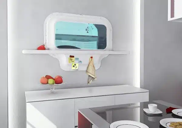 Electrolux Design Lab - The Window Fridge - Cool view with inside-out refrigeration