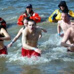 Running in water can be hard to keep track of the finish line.