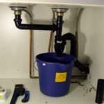 Kitchen sink drain - after