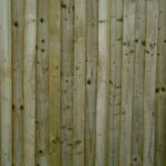 Wood fence panels