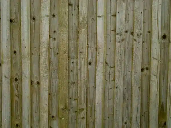 Wood fence panels