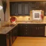 Kitchen Makeover with Black Cabinets