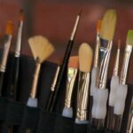 Paint Brushes Close-Up