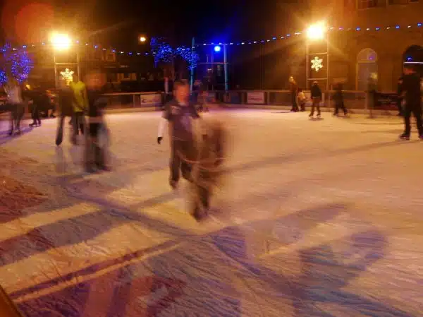Ice Skating at the Centre for Life Ice Rink (blur shot) - Centre for Life Newcastle