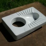 Ceramic UDD squatting pan from Ehtiopia - 1