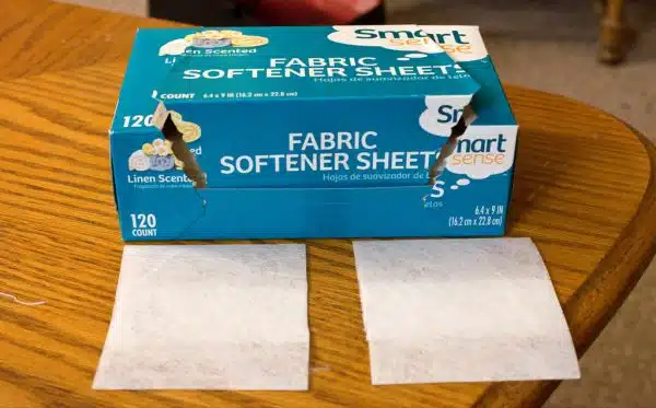 Cut Dryer Sheets in Half and Reuse Them (98/365)