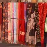 Silk Scarves in Bukhara Markets