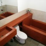 Concrete Sink and Tub in Bathroom #2
