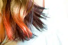 DIY dip dye hair