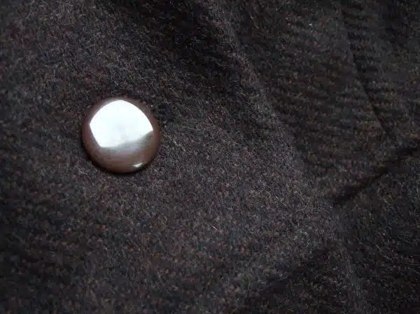Wool coat detail