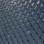 Icy Chain-link Fence