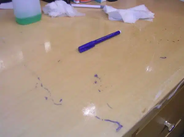 Drea DREW All Over My Desk With A Magic Marker And Now It Won't Come Clean!