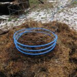 building a compost pile for hot water