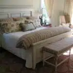 Linen Bedding with seashells