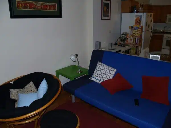 New living room arrangement